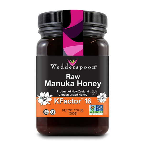 Wedderspoon Raw Premium Manuka Honey KFactor 16+