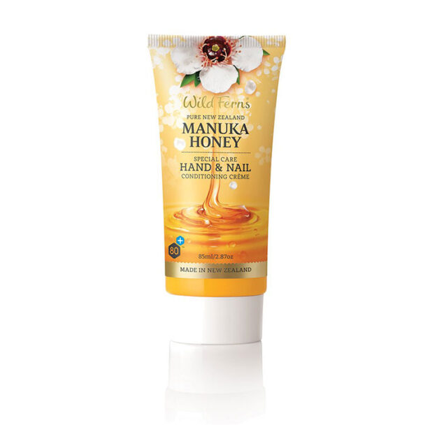 Wild Ferns New Zealand Manuka Honey Hand and Nail Cream 2.87 oz (85ml)